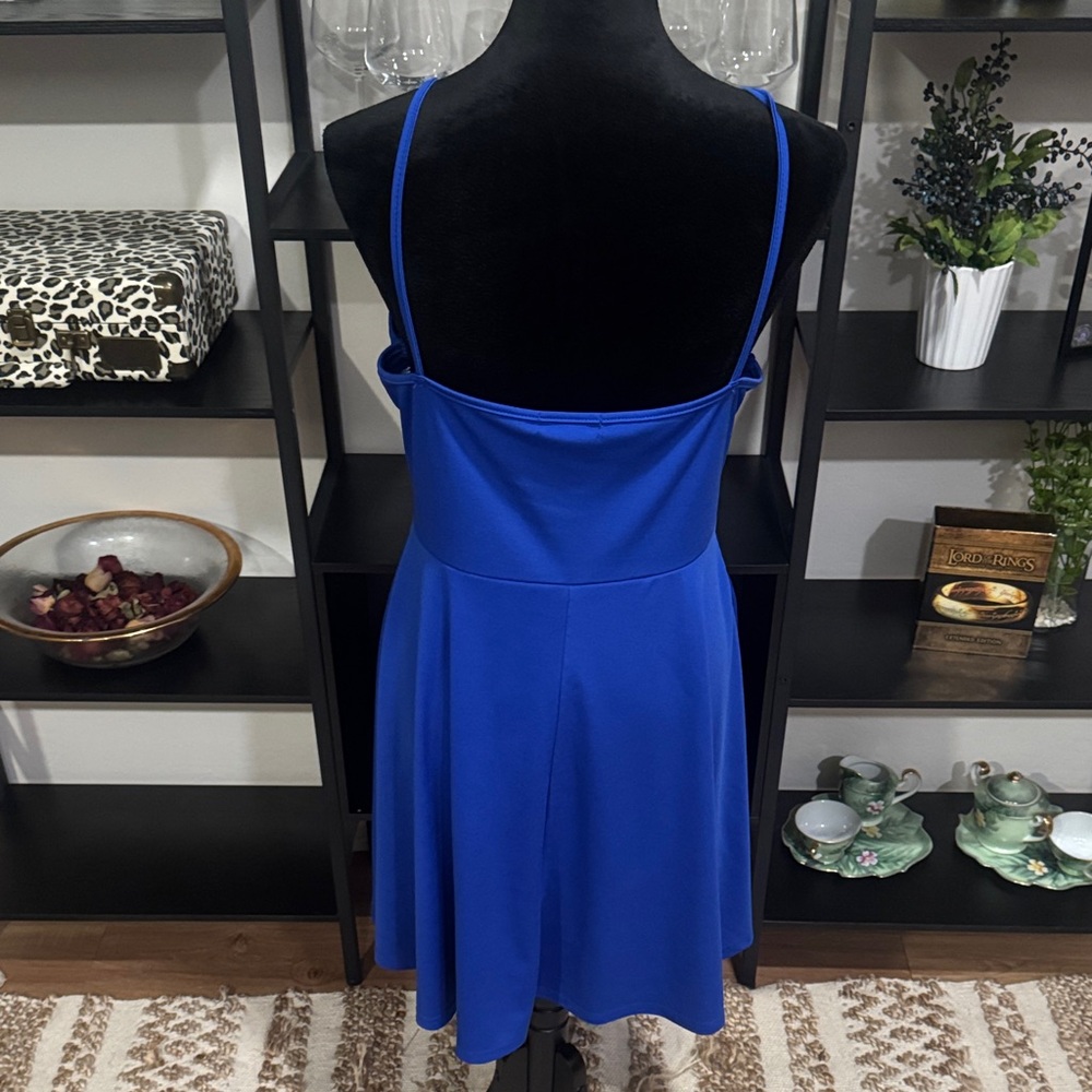 SHEIN Red and Blue Mini Dresses - Picture 7 of 8